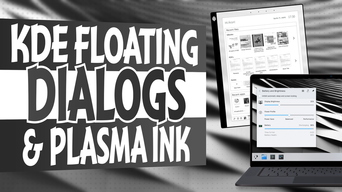Floating Dialogs & Plasma Ink