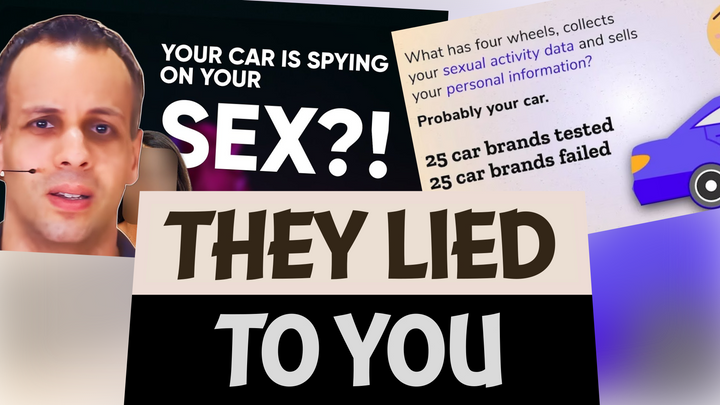 Your car DOES NOT spy on your SEXUAL ACTIVITY